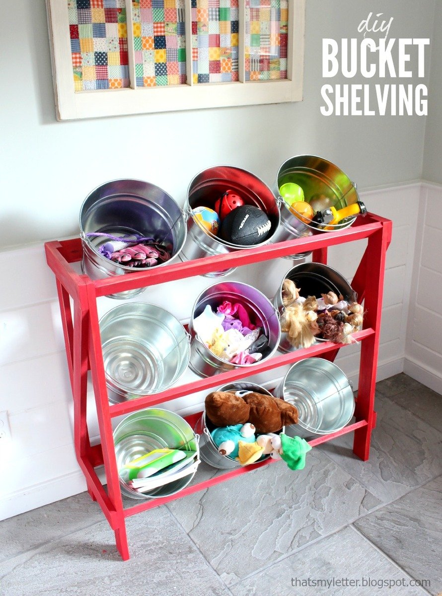 toy basket shelf